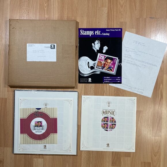 Legends Music Commemorative Elvis Presley Stamp Collection (1993) Sealed - Picture 1 of 6
